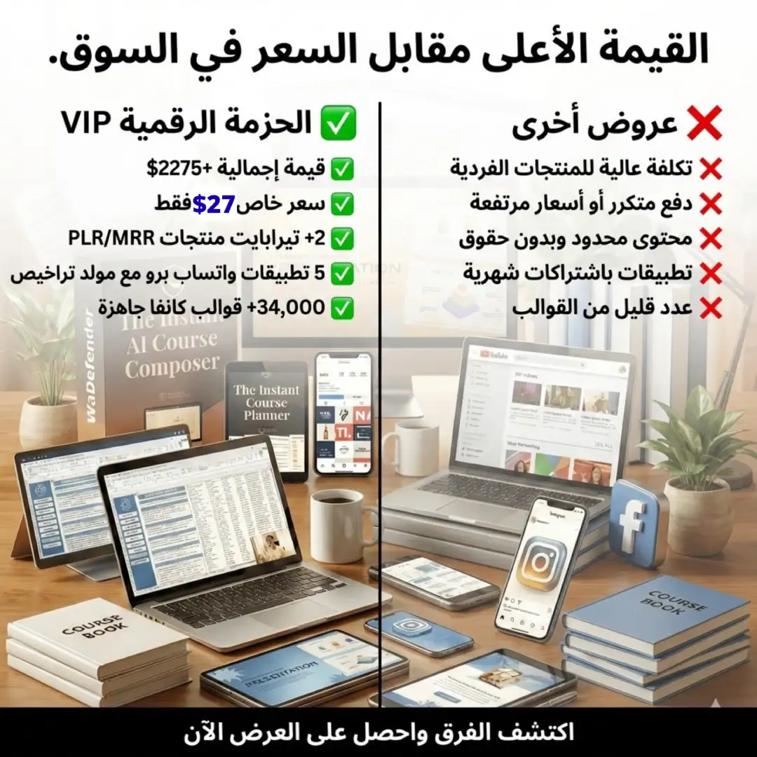 أضخم مجموعة منتجات رقمية