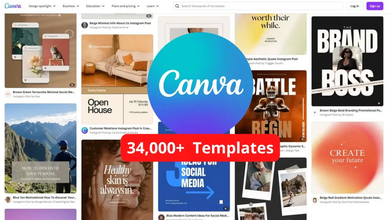 34,000+ Canva Templates